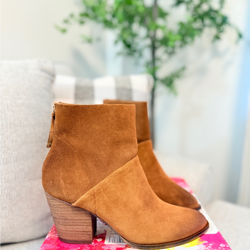 Chinese Laundry Kind Heart Suede Whiskey Boots
